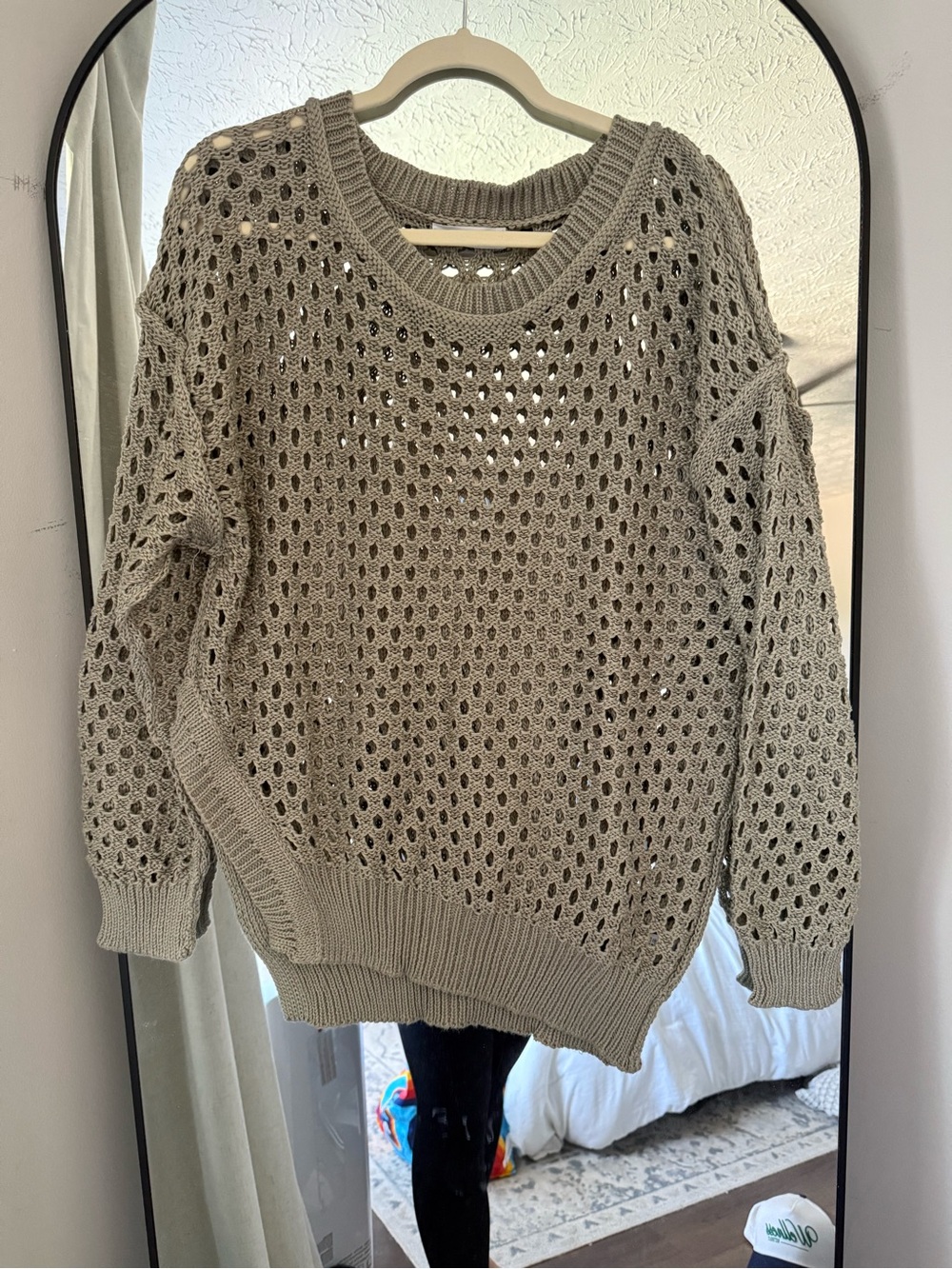 TALULAH Crochet Slouchy Sweater